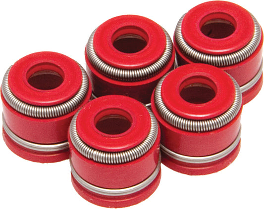 Red Viton Stem Seals 6mm X 0.435" 4/Pk
