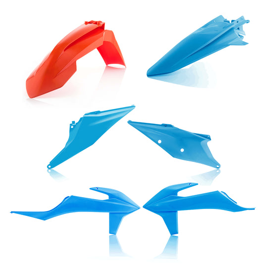 Plastic Kit Orange/Blue