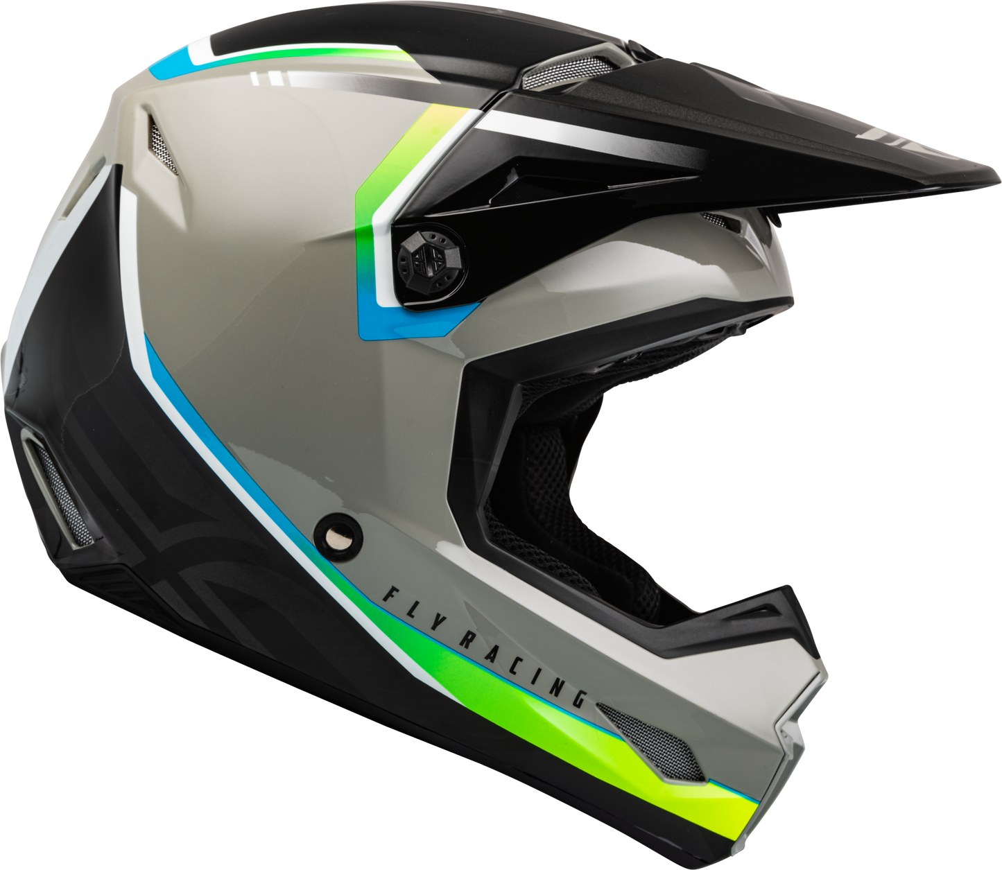 Youth Kinetic Vision Helmet Grey/Black Ys