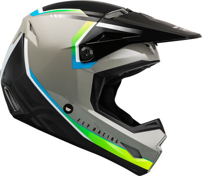 Youth Kinetic Vision Helmet Grey/Black Ys