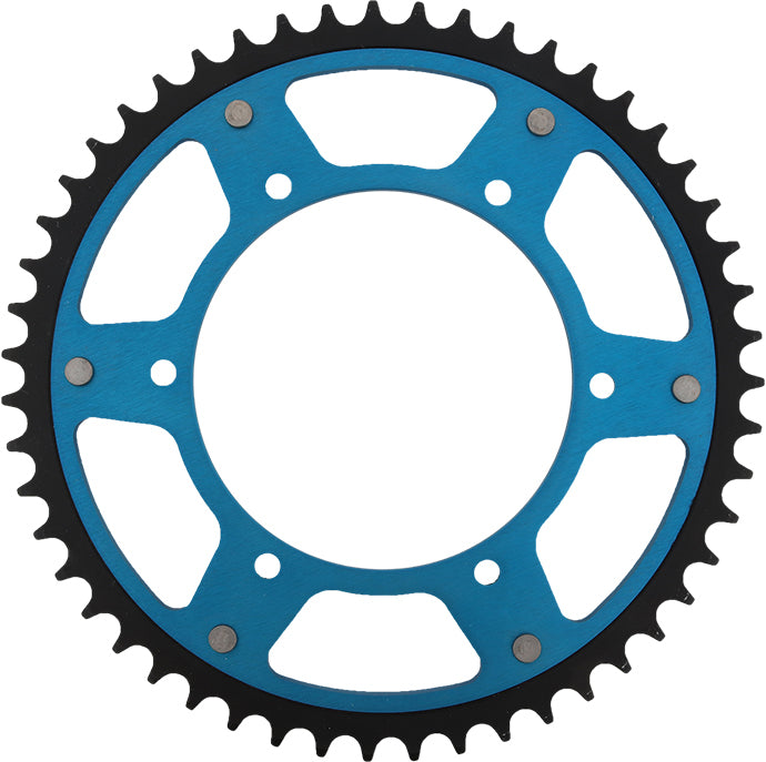 Rear Stealth Sprocket Alu/Stl 51t 520 Blu Yam