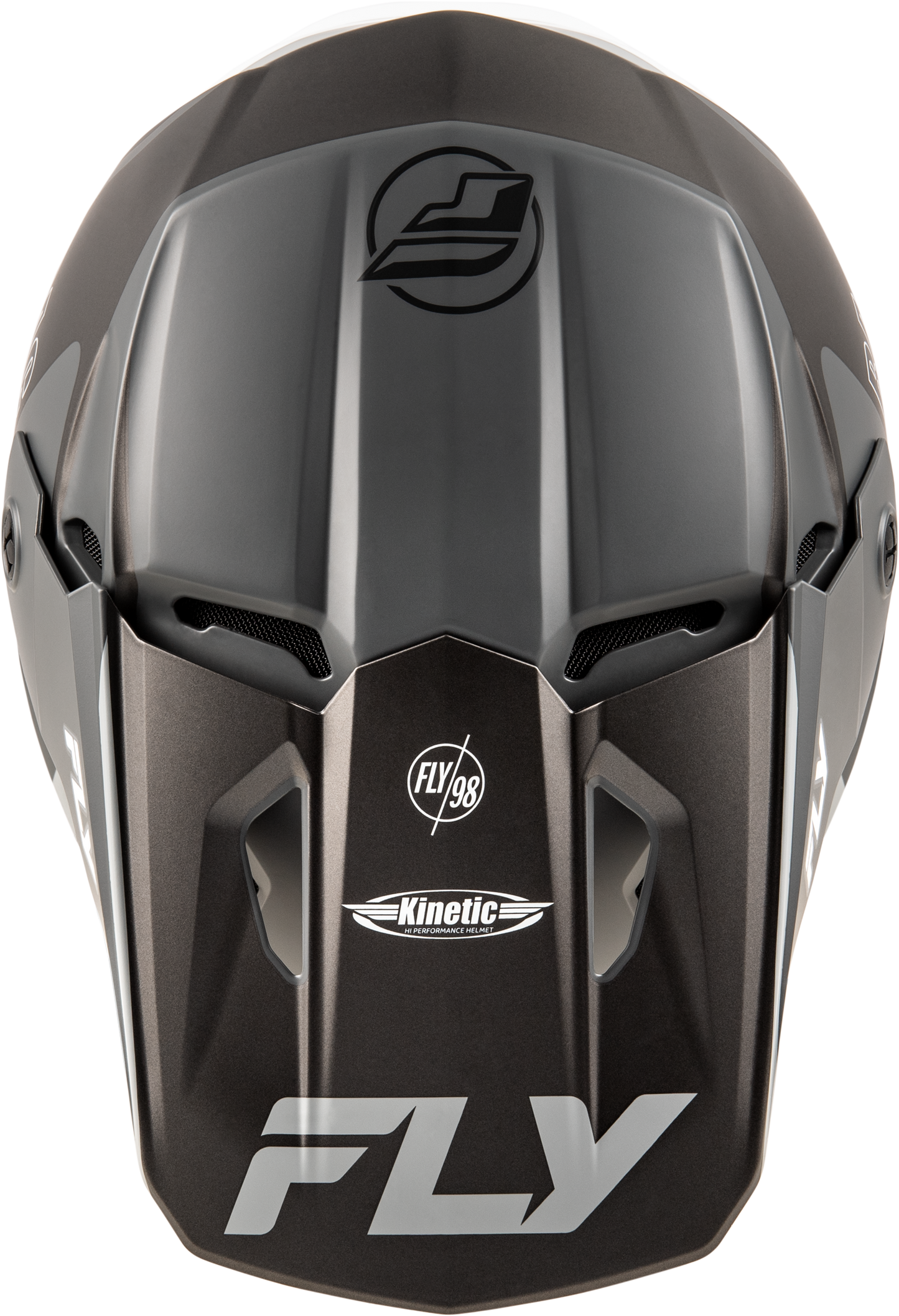 Kinetic Rally Helmet Matte Grey/Black/White 2x