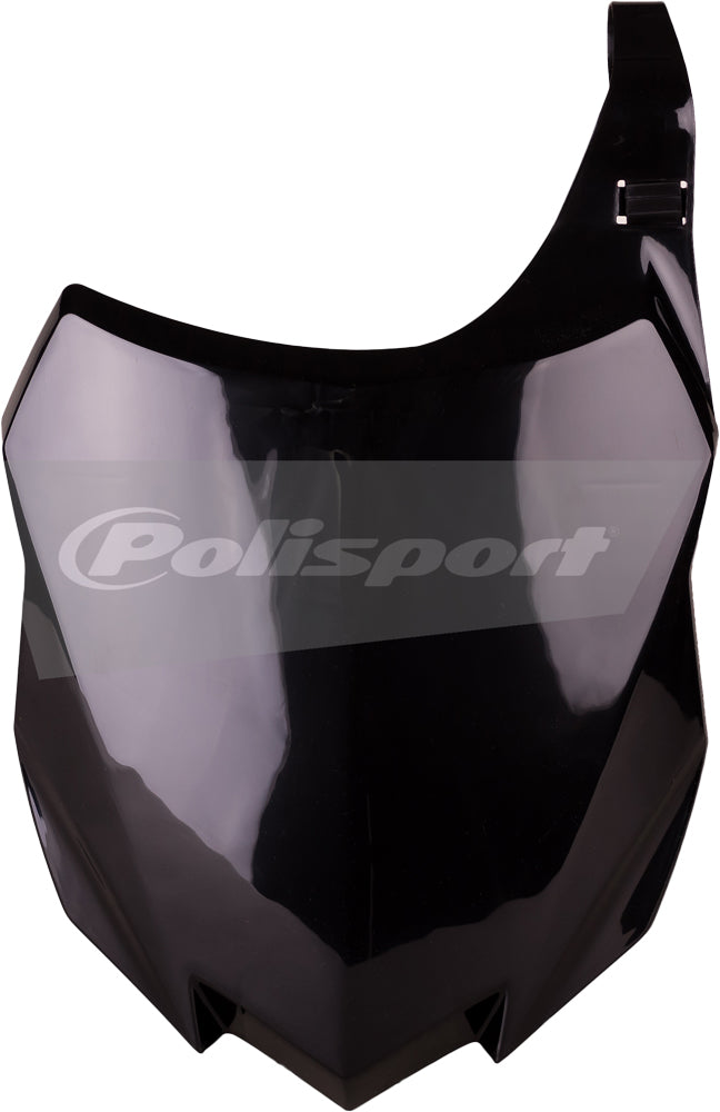 Front Number Plate Black