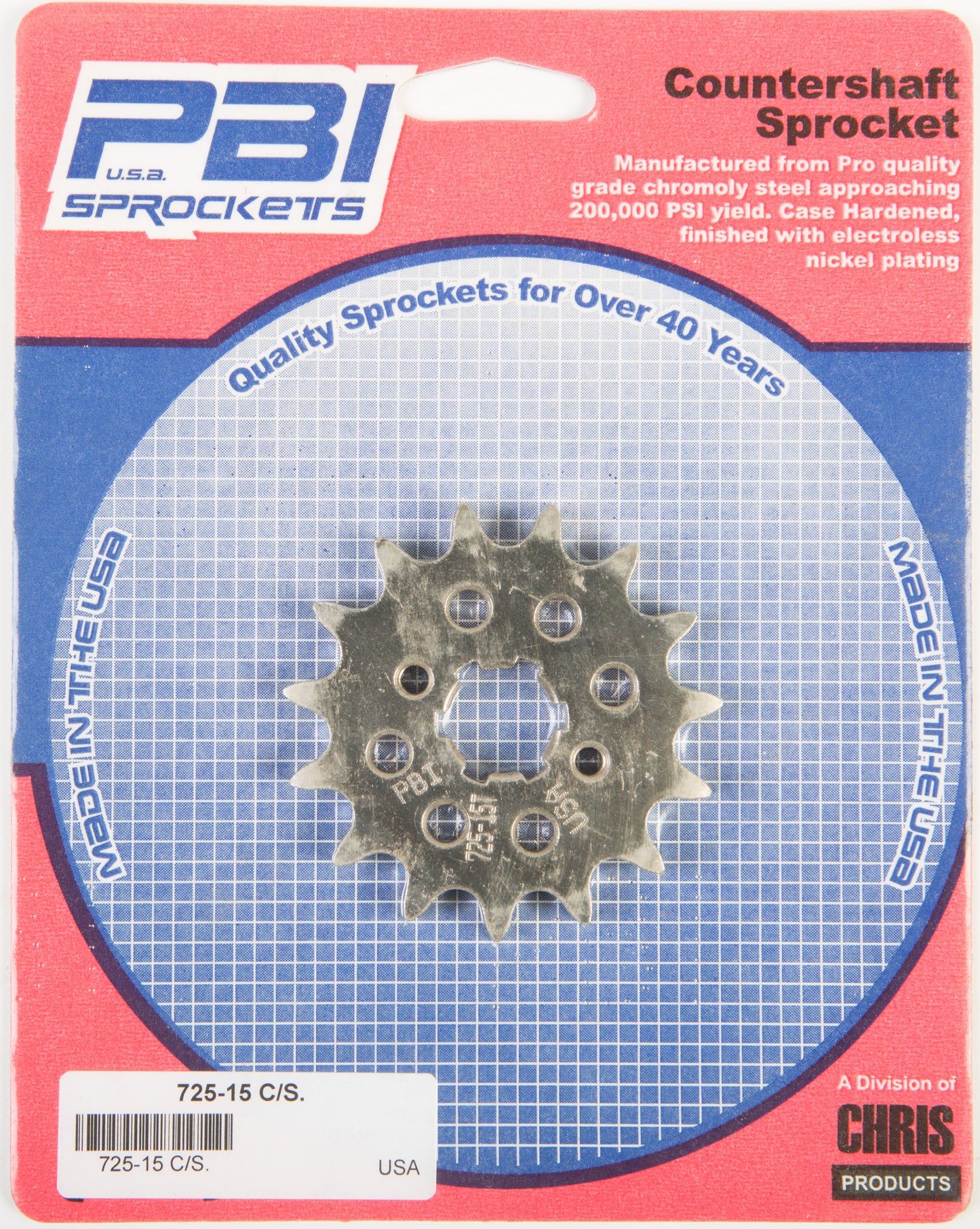 Front Cs Sprocket Steel 15t 428 Yam