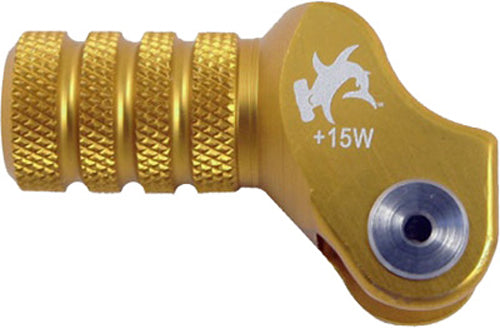 Billet Shift Lever Offset Tip Gold +15mm