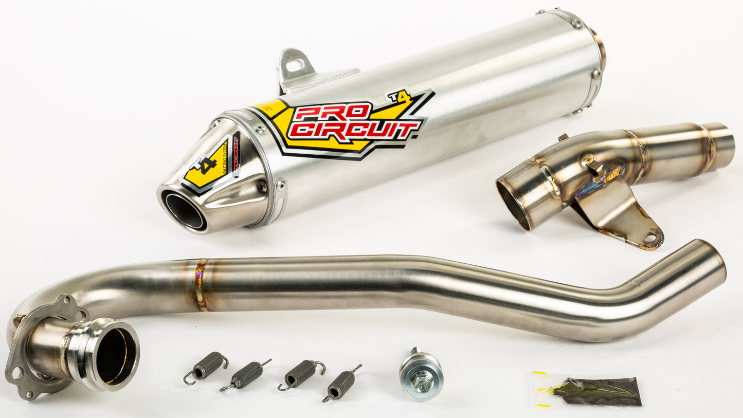 T 4 Exhaust System W/Spark Arrestor