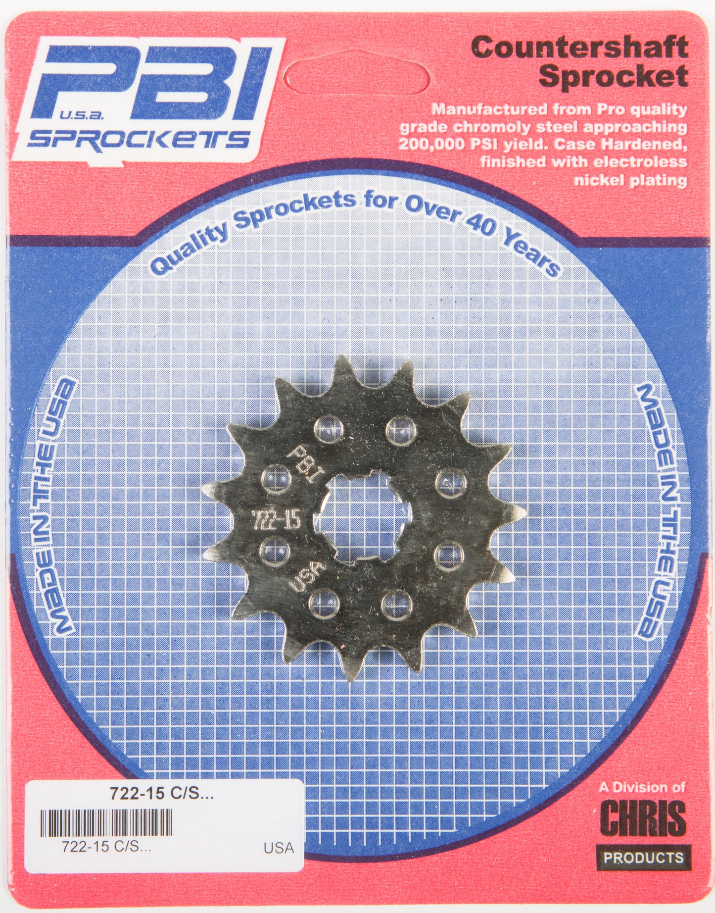 Front Cs Sprocket Steel 15t 420 Kaw/Yam