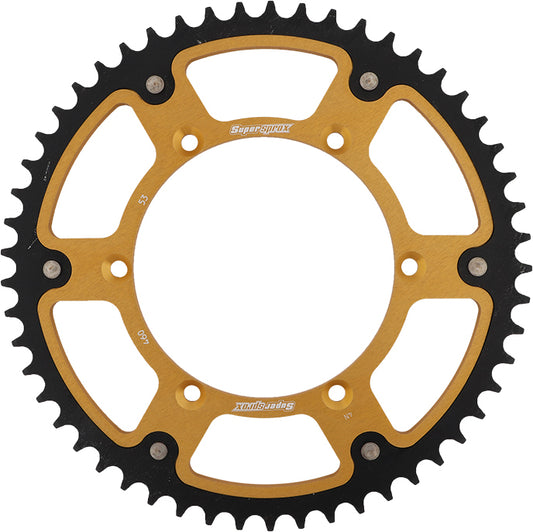 Rear Stealth Sprocket Alu/Stl 53t 520 Gld Kaw/Suz