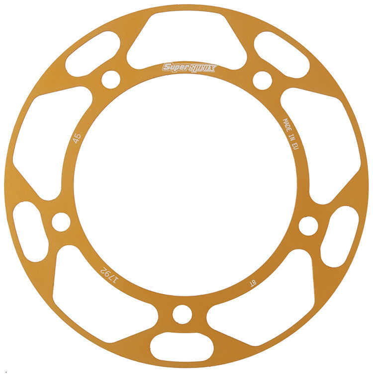 Rear Edge Sprkt Color Disk Alu 45t 525 Gld Hay/Suz/Tri