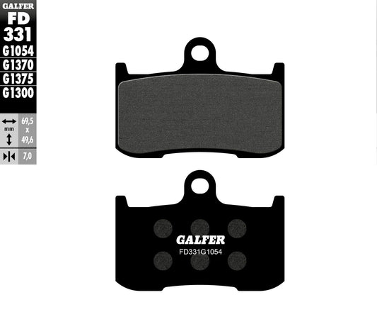 Brake Pads Semi Metallic Fd331g1054