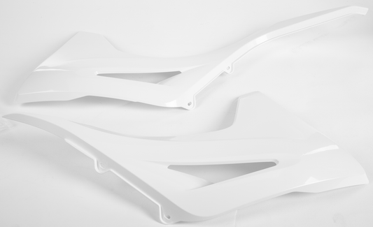 Radiator Scoops White Gas