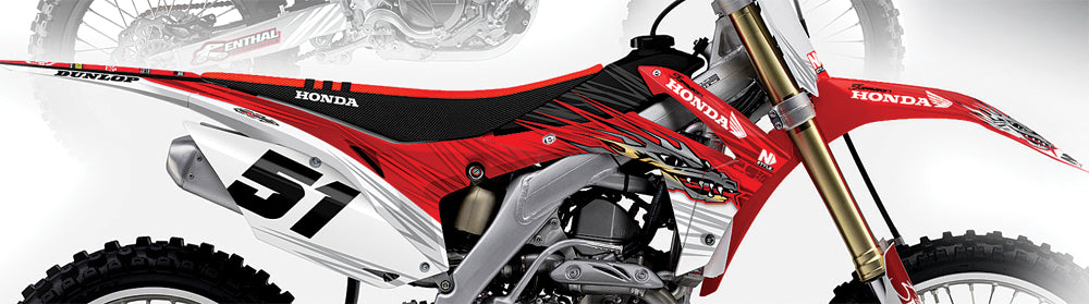 2013 Fifth Dragon Hon Cr F 450 Retro White