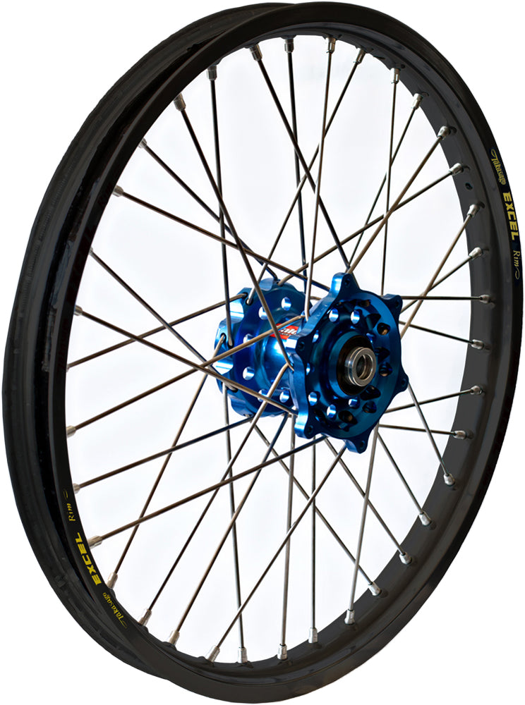 Front Wheel 1.60 X 21 Blue Hub Black Rim