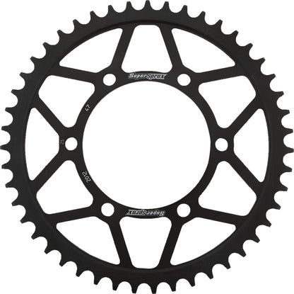 Rear Sprocket Steel 47t 525 Blk Tri