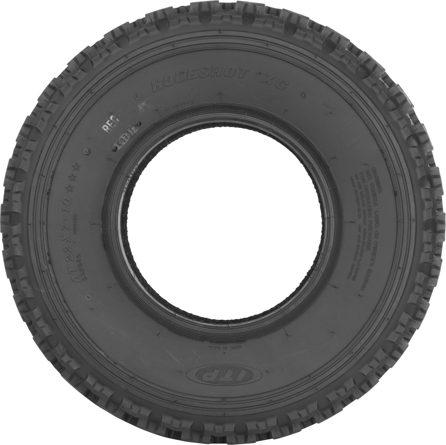 Tire Holeshot Xc Front 22x7 10 Lr255lbs Bias