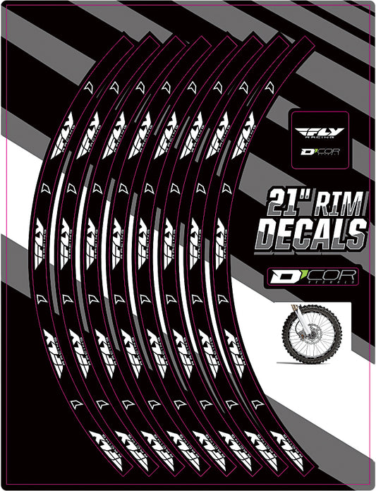 Rim Decals 21" Fly Logo Front