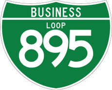 M1-2 (3) Business Loop Shield Sign