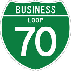 M1-2 Business Loop Shield Sign