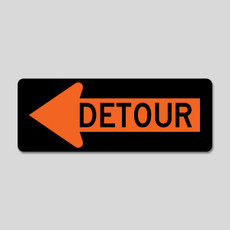 M4-10L DETOUR INSIDE ARROW LEFT