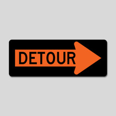 M4-10R DETOUR INSIDE ARROW RIGHT