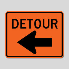 M4-9L DETOUR LEFT