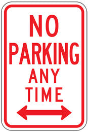 R7-1 No Parking Any Time