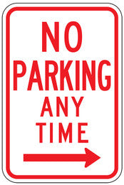 R7-1 No Parking Any Time