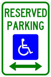 R7-8 Reserved Handicap Parking