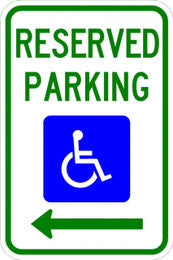 R7-8 Reserved Handicap Parking