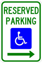 R7-8 Reserved Handicap Parking