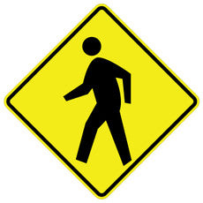 W11-2 Pedestrian Warning Sign