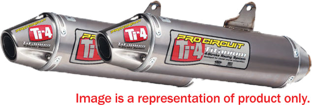 Ti 4 Dual Slip On Exhaust