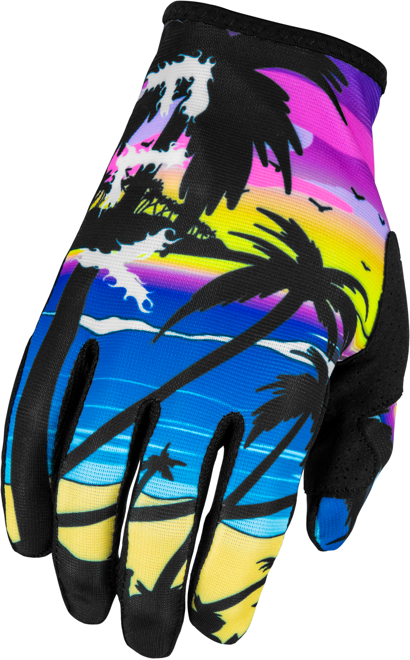 Youth Lite Malibu Gloves Pink/Blue/Sand Ys