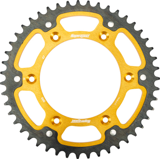 Rear Stealth Sprocket Alu/Stl 47t 520 Gld Hus/Husq/Ktm