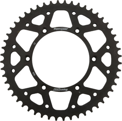 Rear Sprocket Steel 52t 520 Blk Kaw/Suz