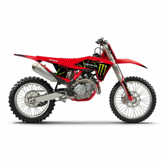 Cmplt Kit Monster Energy Slash White Bg