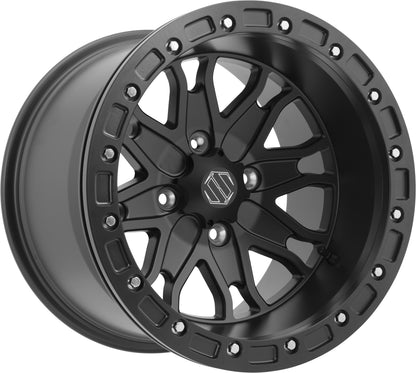 Rptr Matte Blk 15x8 4+4 4/136 4/137