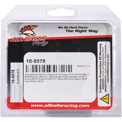 Brake Pad Kit Sintered