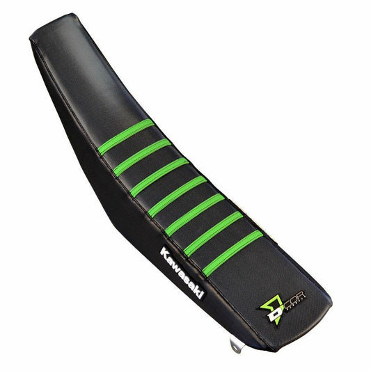Seat Cover Black W/ Green Ribs
