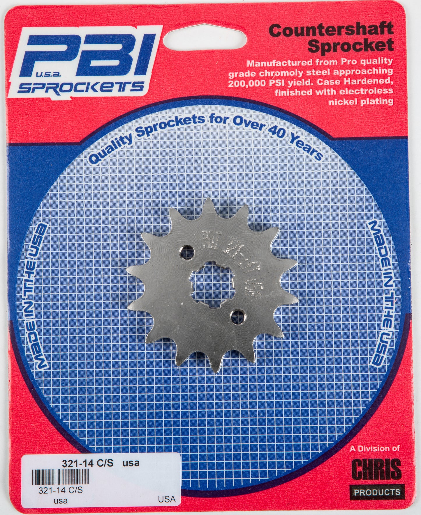 Front Cs Sprocket Steel 14t 420 Hon