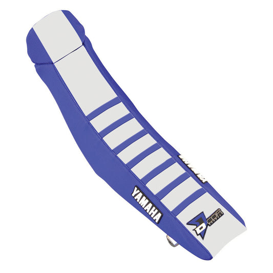 Seat Cover Blue/White Blue Ribs Yzf250/450