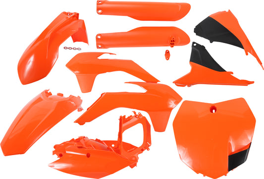 Full Plastic Kit Orange/Black