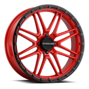 Krank Xl Wheel 18x7 4/156 3.5+3.5 (0mm) Blk/Red