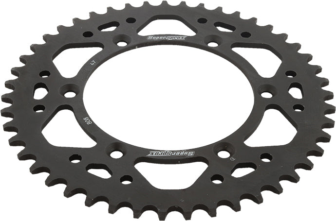 Rear Sprocket Steel 47t 520 Blk Kaw/Suz