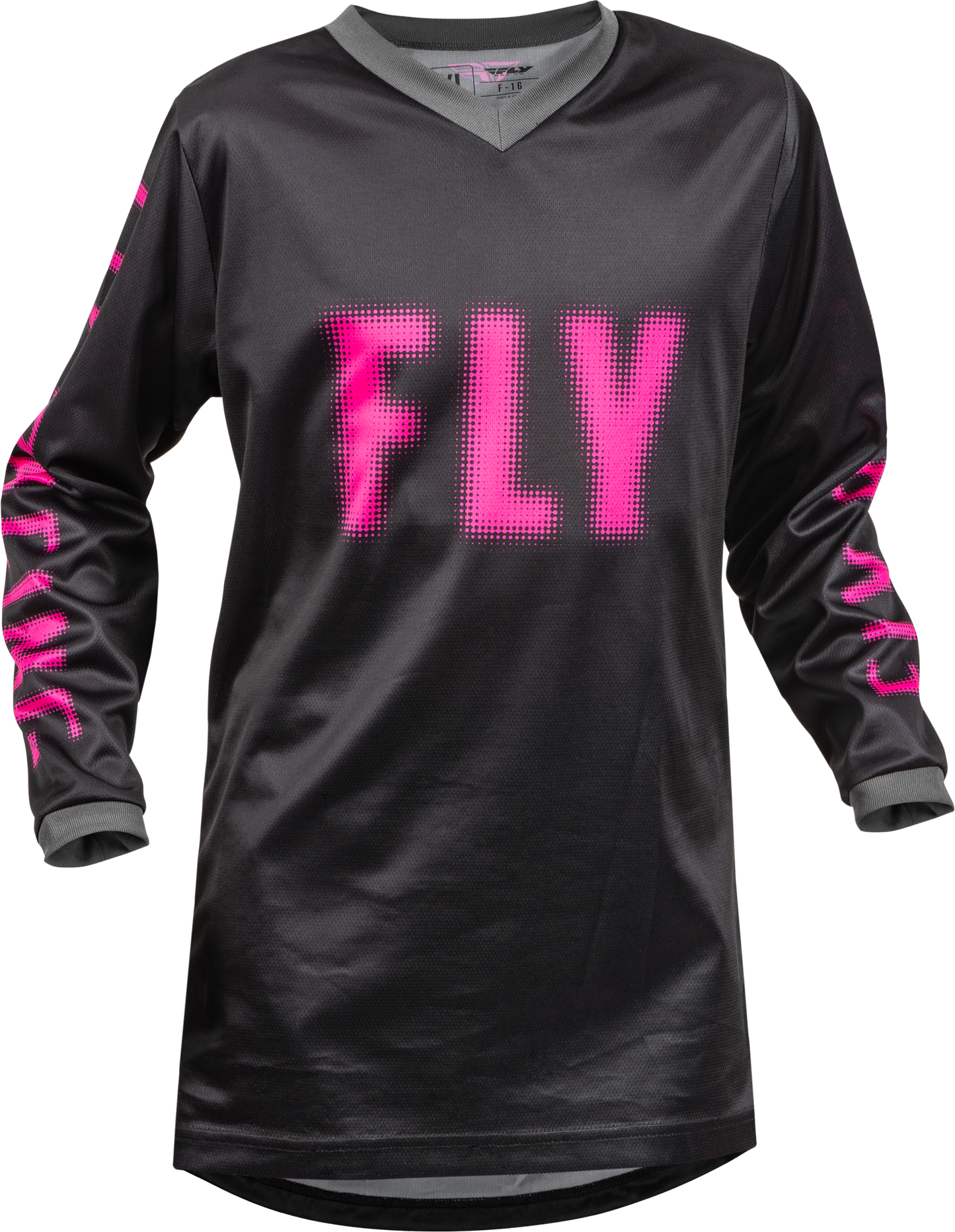 Youth F 16 Jersey Black/Pink Yl