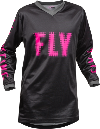 Youth F 16 Jersey Black/Pink Yl