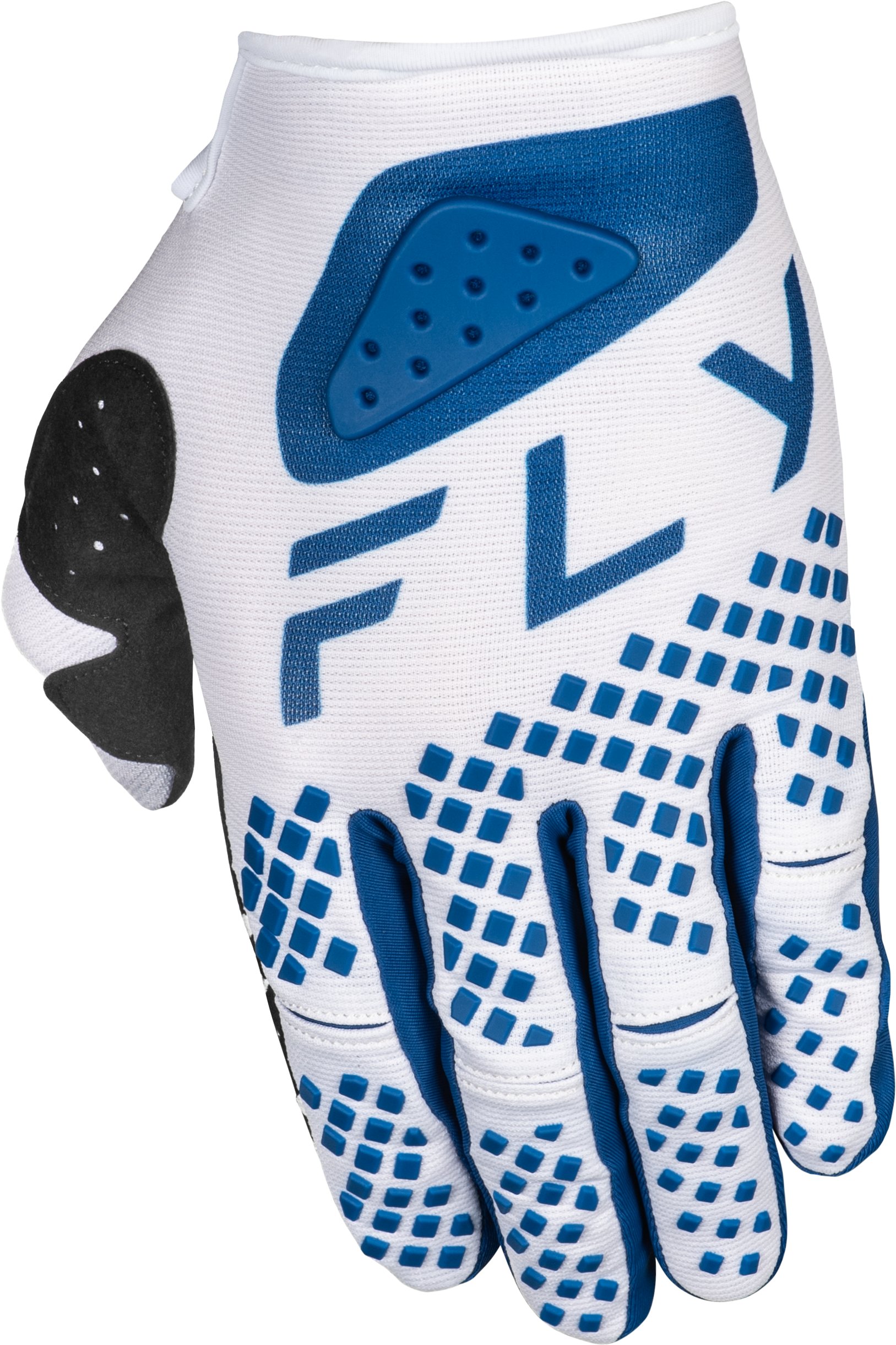 Kinetic Center Gloves White/Navy Sm