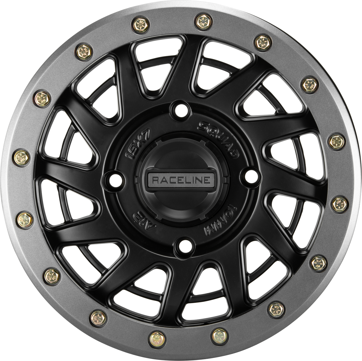 Squad Bdlk Wheel 15x7 4/156 5+2(+10mm) Blk/Gunmetal