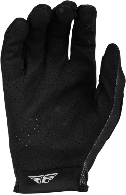 Girl's Lite Gloves Black/Light Grey Yl