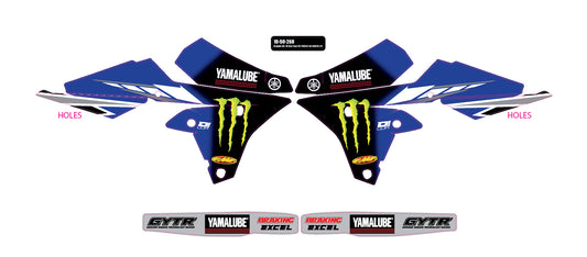 2018 Star Yamaha Yzf 250 '14 18 /450 '14 17 Graphic Kit